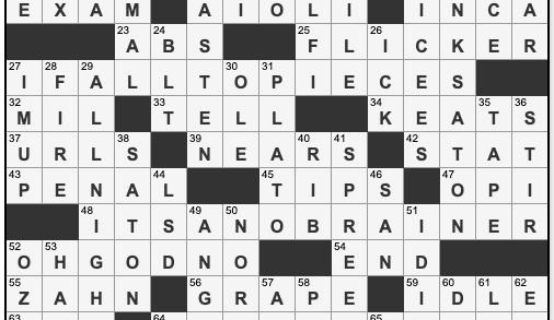 new york times thursday october 28 2021 crossword solution daily crossword puzzle answer